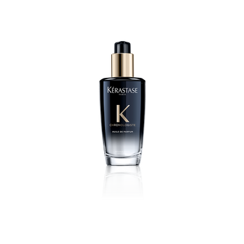 Botella de Huile de Parfum Chronologiste de Kérastase, vista frontal.