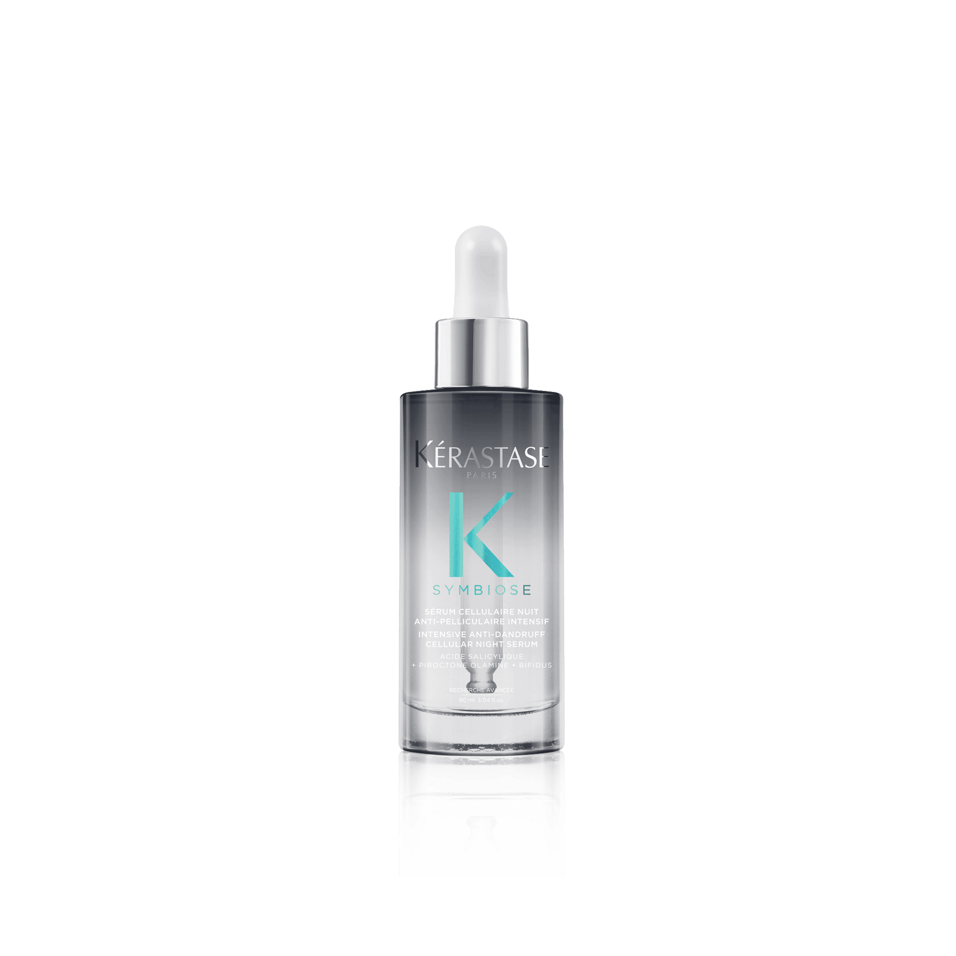 Botella de Serum Symbiose de Kérastase, vista frontal del envase de 90 ml.